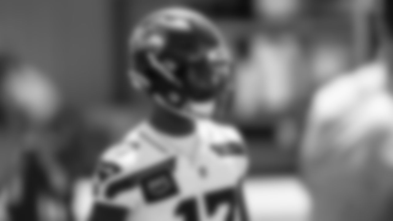 Seahawks cornerback Zy Alexander (17) participated in a workout on day one of OTAs on Tuesday, May 27, 2025 at the Virginia Mason Athletic Center.