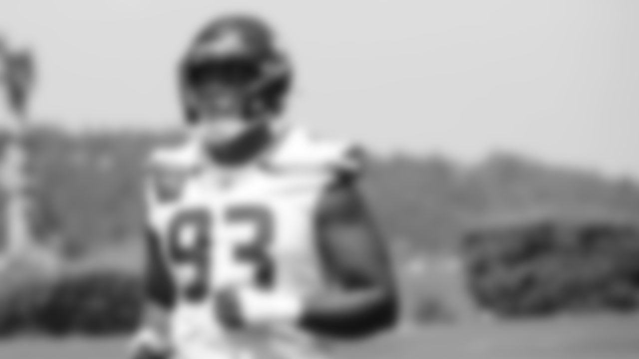 Seahawks defensive tackle Anthony Campbell (93) participated in a workout on day two of minicamp on Wednesday, June 11, 2025 at the Virginia Mason Athletic Center.