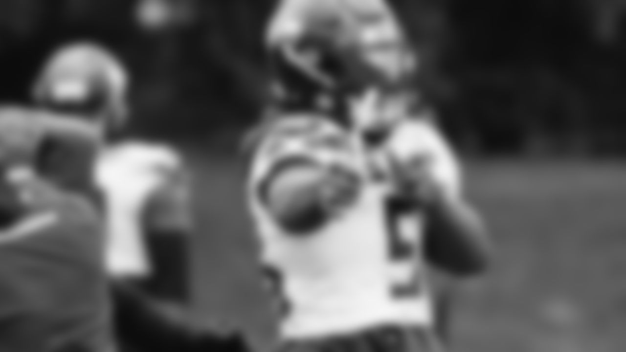 Seahawks linebacker Boye Mafe (53) practiced on Thursday, January 8, 2026 at the Virginia Mason Athletic Center.