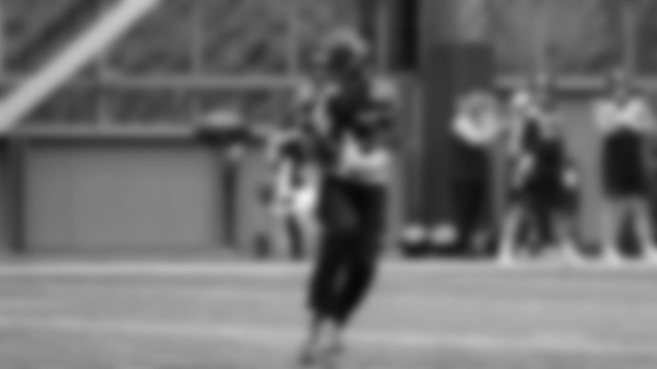 Seahawks wide receiver Cody White (82) practiced on Thursday, November 6, 2025 at the Virginia Mason Athletic Center.