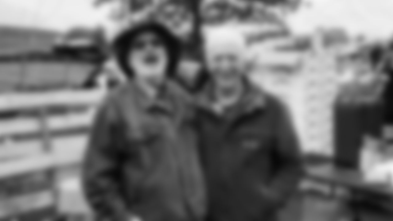 Seahawks Legend Marcus Trufant, quarterback Jalen Milroe, Blitz and the Seahawks Dancers participated in the Tacoma Police Department and Friends Thanksgiving Turkey Giveaway on November 18, 2025.