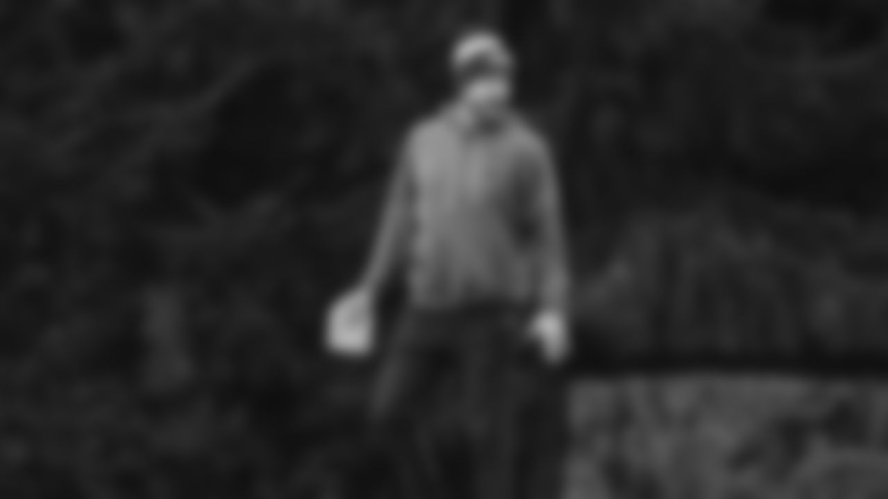 Seahawks quarterbacks coach Andrew Janocko at practice on Wednesday, November 12, 2025 at the Virginia Mason Athletic Center.