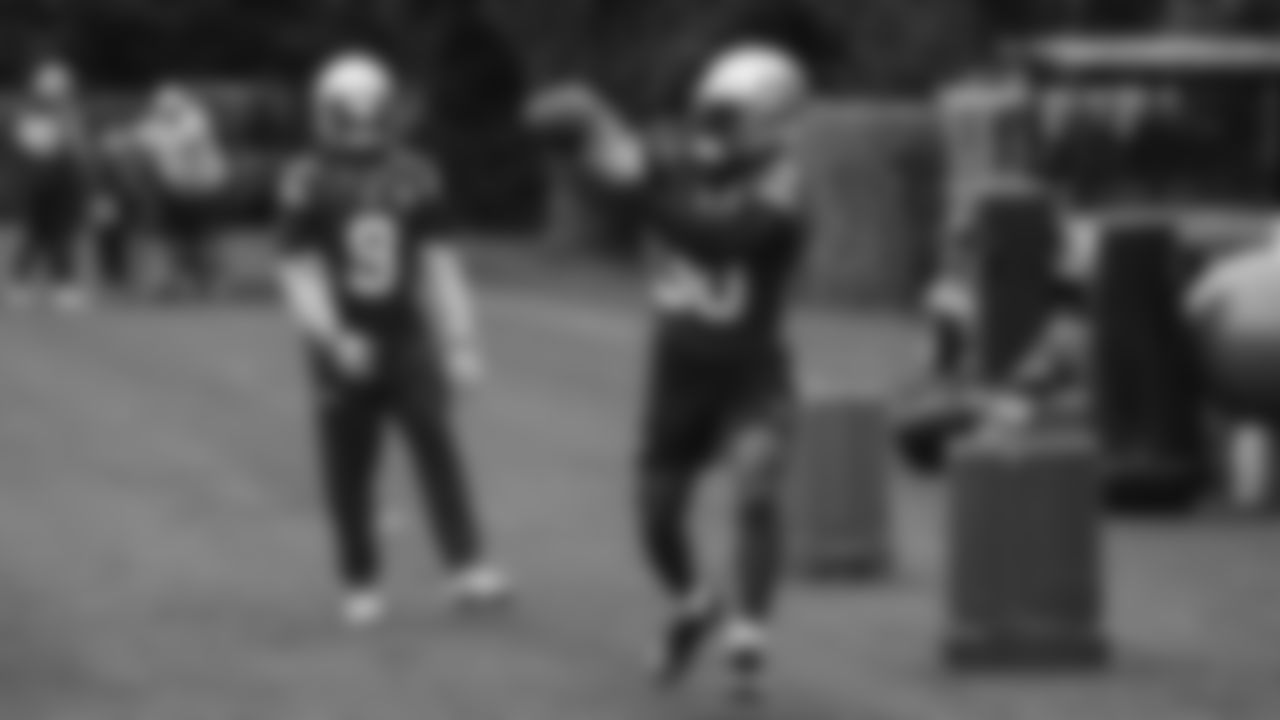 Seahawks running back Cam Akers (30) practiced on Wednesday, November 26, 2025 at the Virginia Mason Athletic Center.