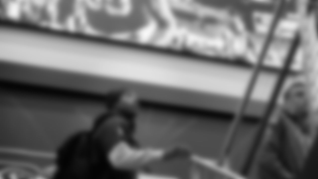 Seahawks wide receiver Rashid Shaeed (22) arrived at the Virginia Mason Athletic Center on Wednesday, November 5, 2025.