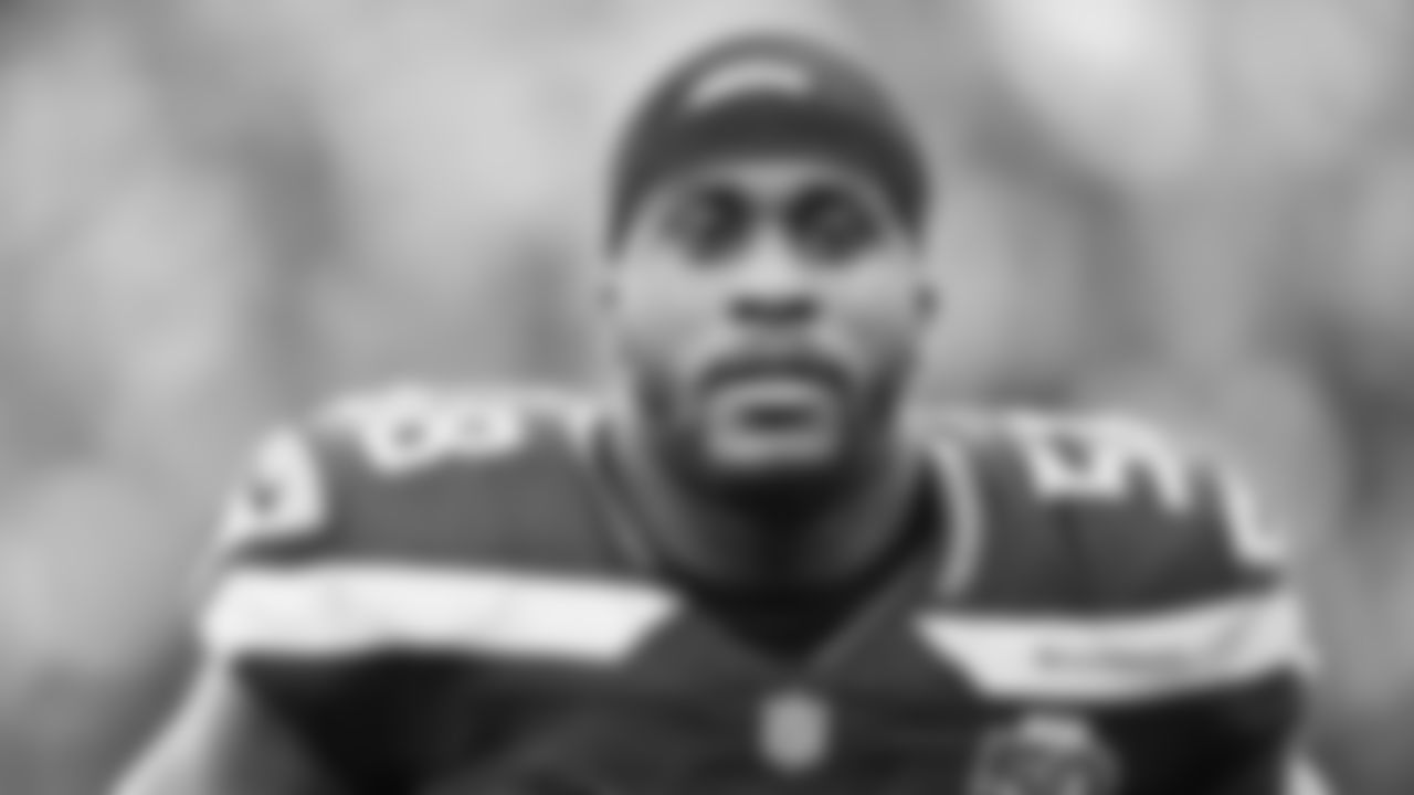 Seahawks linebacker Derick Hall (58) warms up at Lumen Field for the NFC Championship game vs. the Los Angeles Rams on Sunday, January 25, 2026.