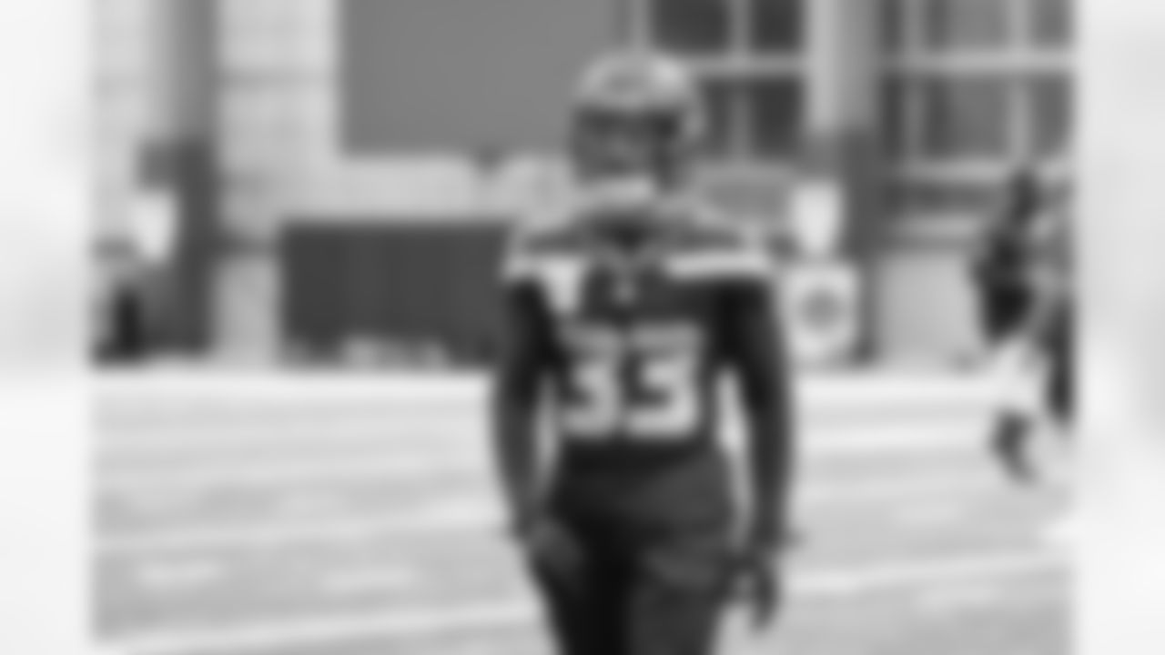 Seahawks cornerback Tyler Hall (33) practiced at the Virginia Mason Athletic Center on Thursday, January 2, 2025.