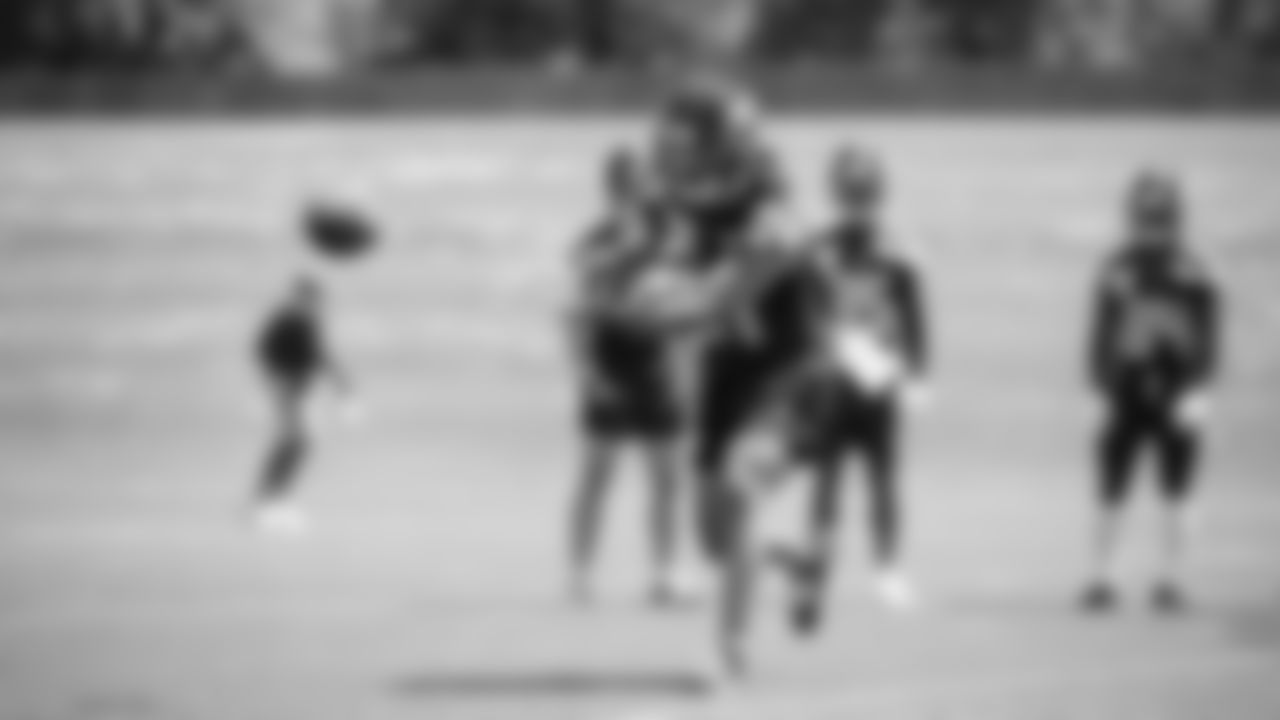 Seahawks wide receiver Jaxon Smith-Njigba (11) participated in a workout on day six of OTAs on Thursday, June 5, 2025 at the Virginia Mason Athletic Center.