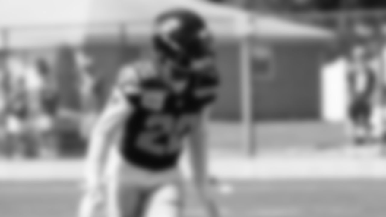 Seahawks safety Julian Love (20) participated in a joint practice with the Packers at Ray Nitschke Field in Green Bay, Wisconsin.