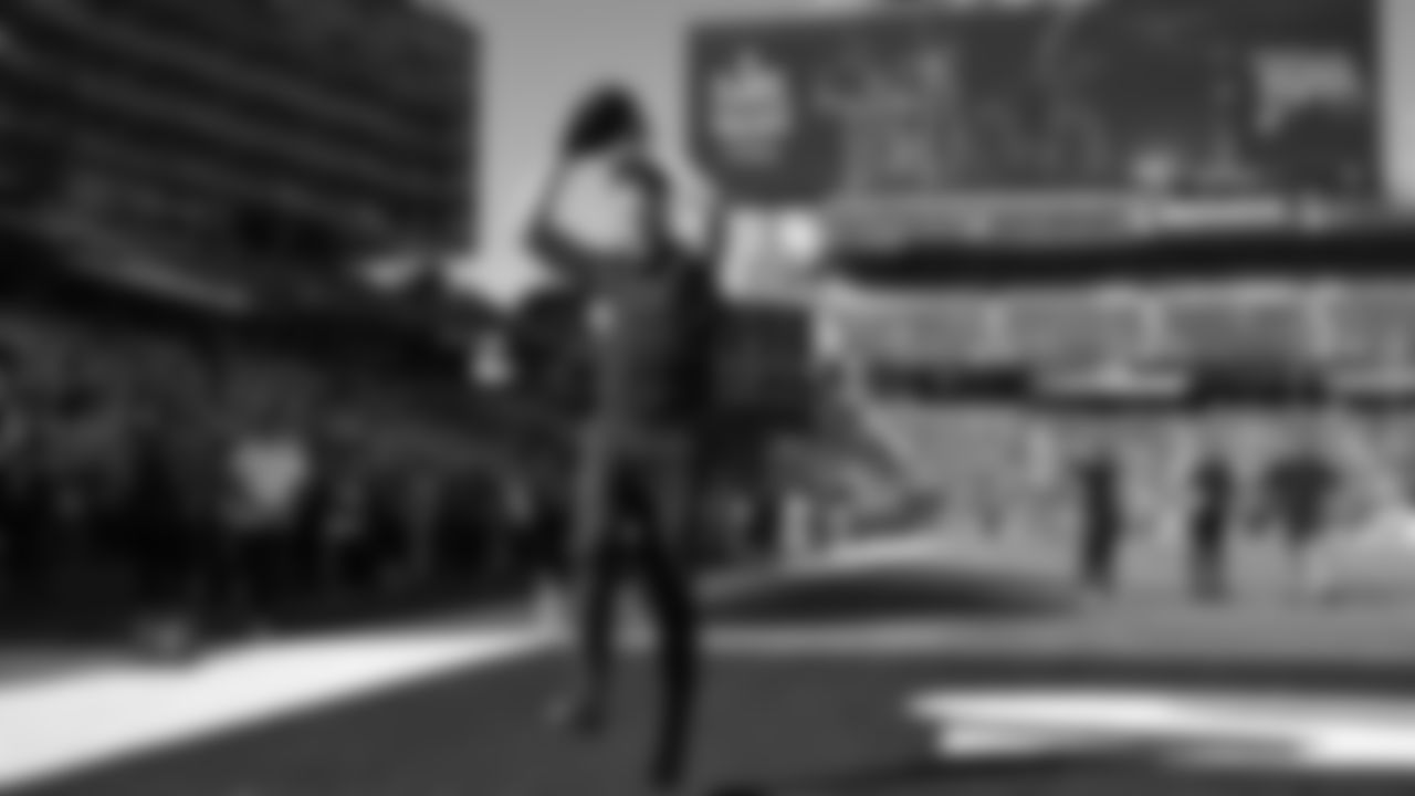 The Seahawks warm up ahead of Super Bowl LX vs. the Patriots at Levi's Stadium on Sunday, February 8, 2026.