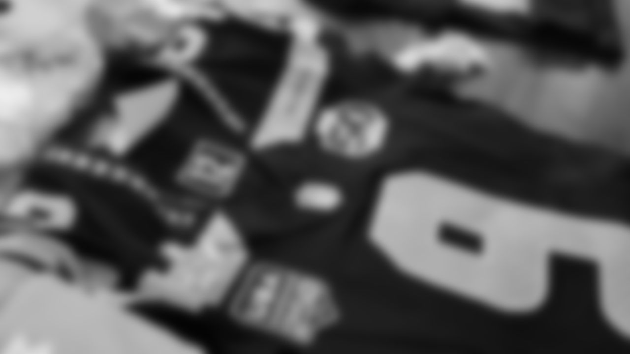 The Seahawks will wear their college navy jerseys vs. the New England Patriots in Super Bowl LX. The jersey features three patches including one to celebrate the Seahawks 50th season, one honoring the 250th anniversary of the United States and the Super Bowl LX logo.