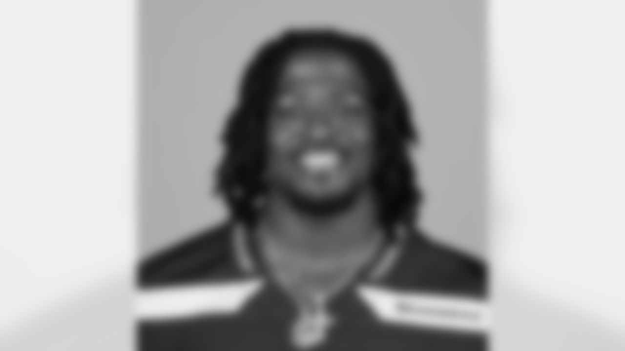 This is a 2025 photo of Tyrice Knight of the Seattle Seahawks NFL football team. This image reflects the Seattle Seahawks active roster as of June 9, 2025 when this image was taken. (AP Photo)
