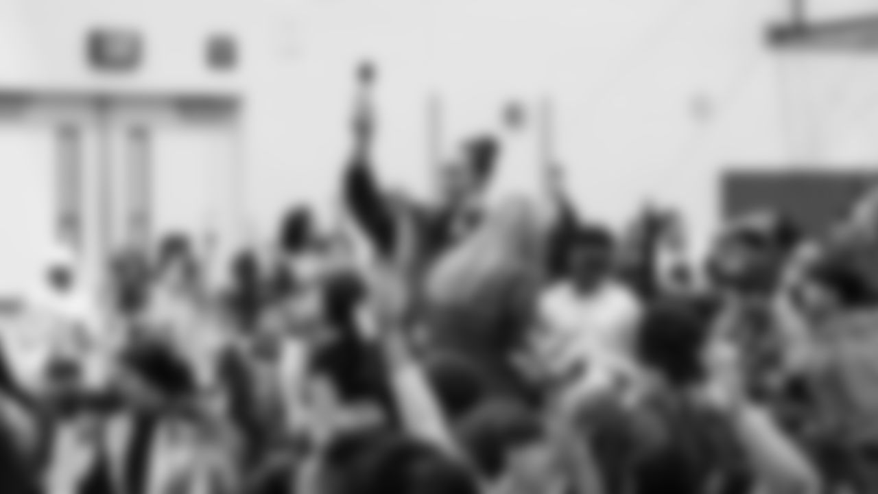 The Seahawks visited Midway Elementary as part of the 12 Pages Reading Program on November 21, 2025.