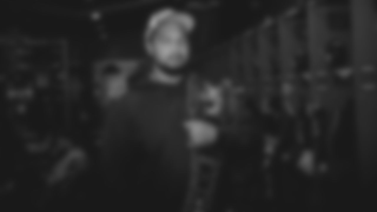 The Seahawks cleaned out the locker room following the end of the 2026 and brought out the championship belt to celebrate their Super Bowl LX victory.