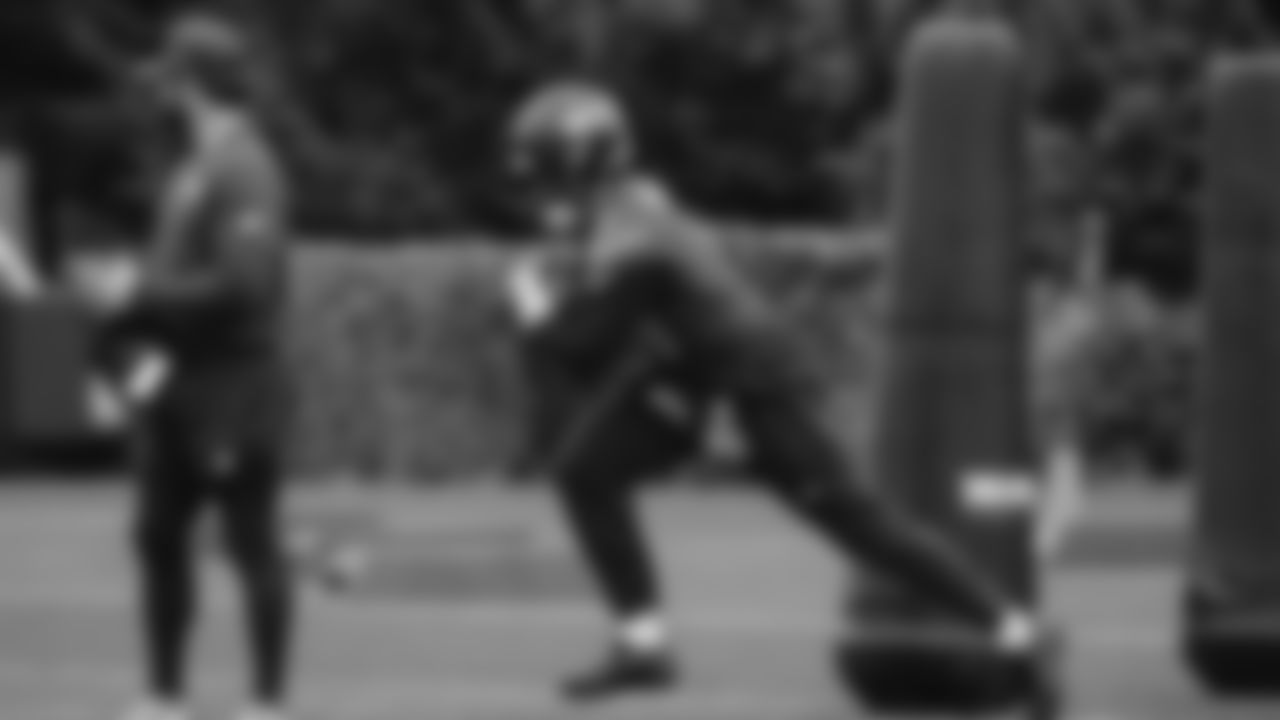 Seahawks quarterback Jalen Milroe (6) practiced on Thursday, December 4, 2025 at the Virginia Mason Athletic Center.