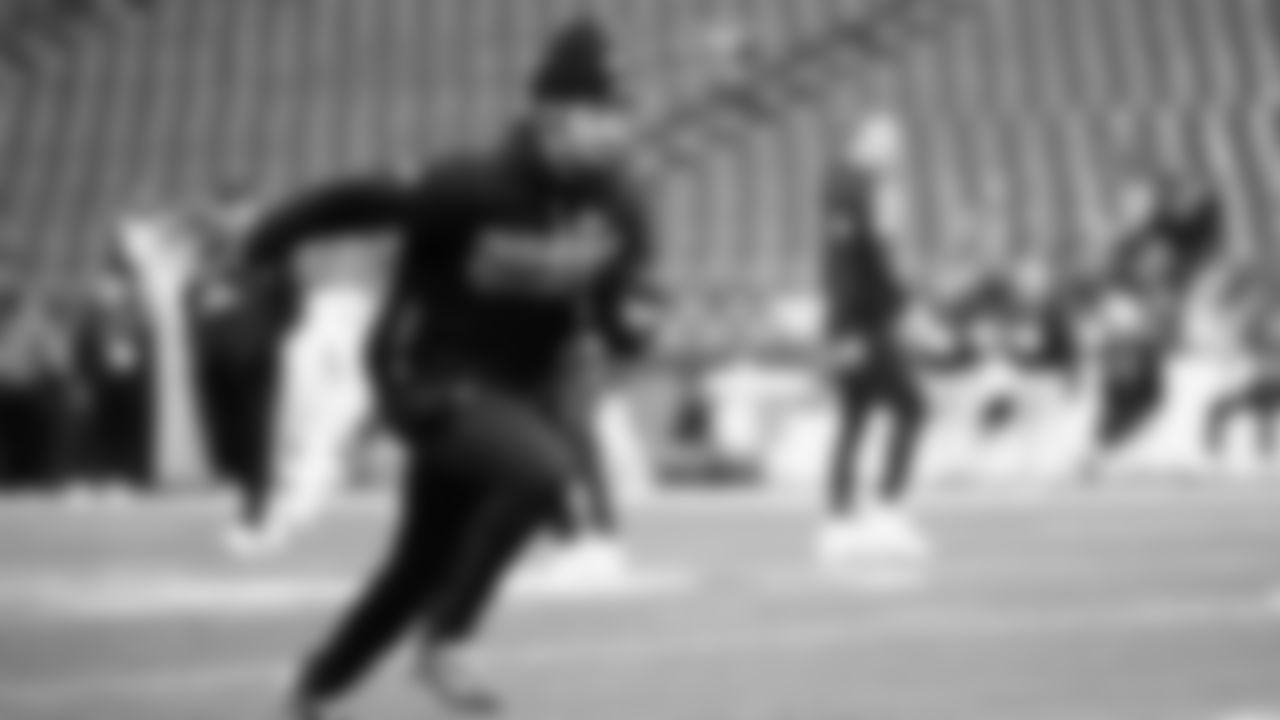 Seahawks wide receiver Jaxon Smith-Njigba (11) warms up at Lumen Field for the Week 15 matchup vs. the Indianapolis Colts.