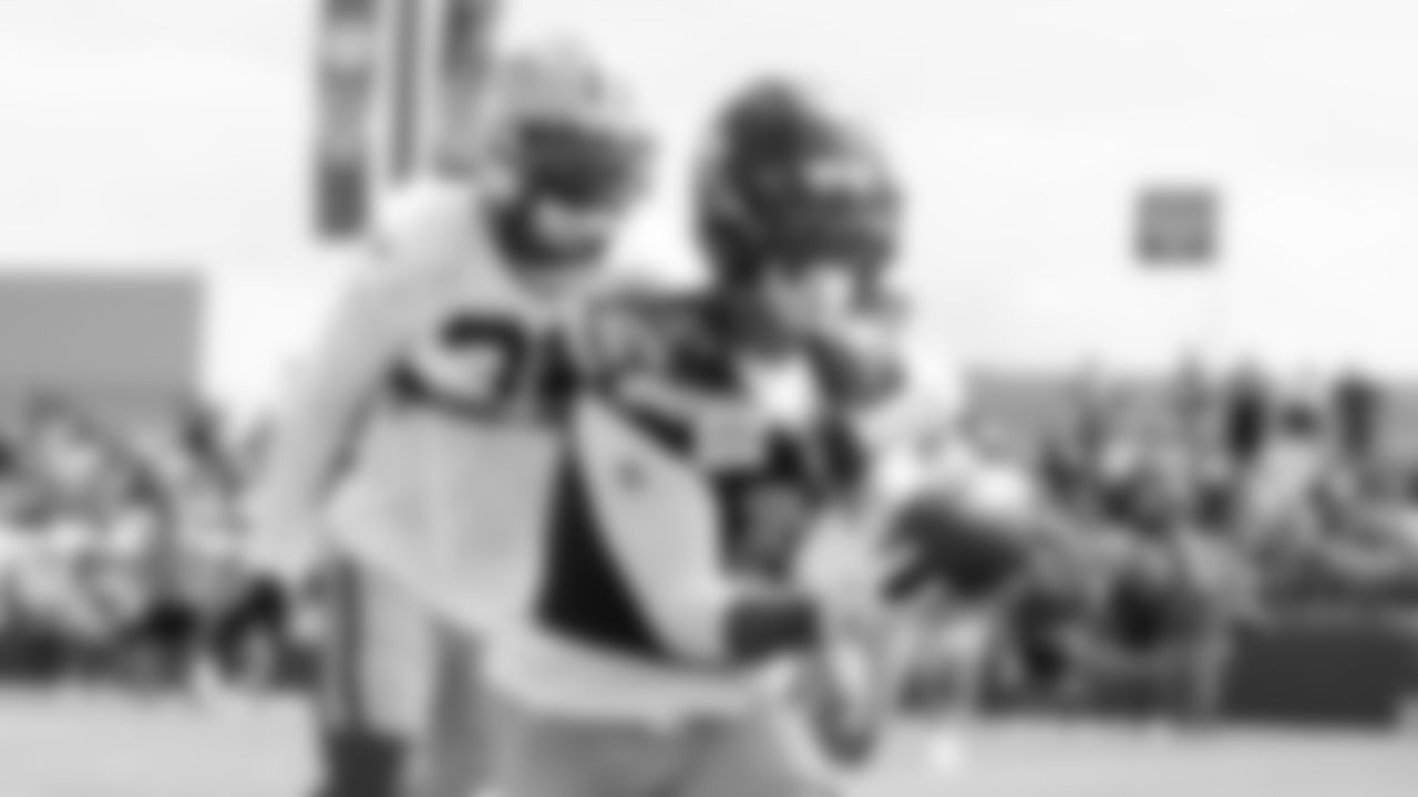Seahawks wide receiver Jaxon Smith-Njigba (11) participated in a joint practice with the Packers at Ray Nitschke Field in Green Bay, Wisconsin.