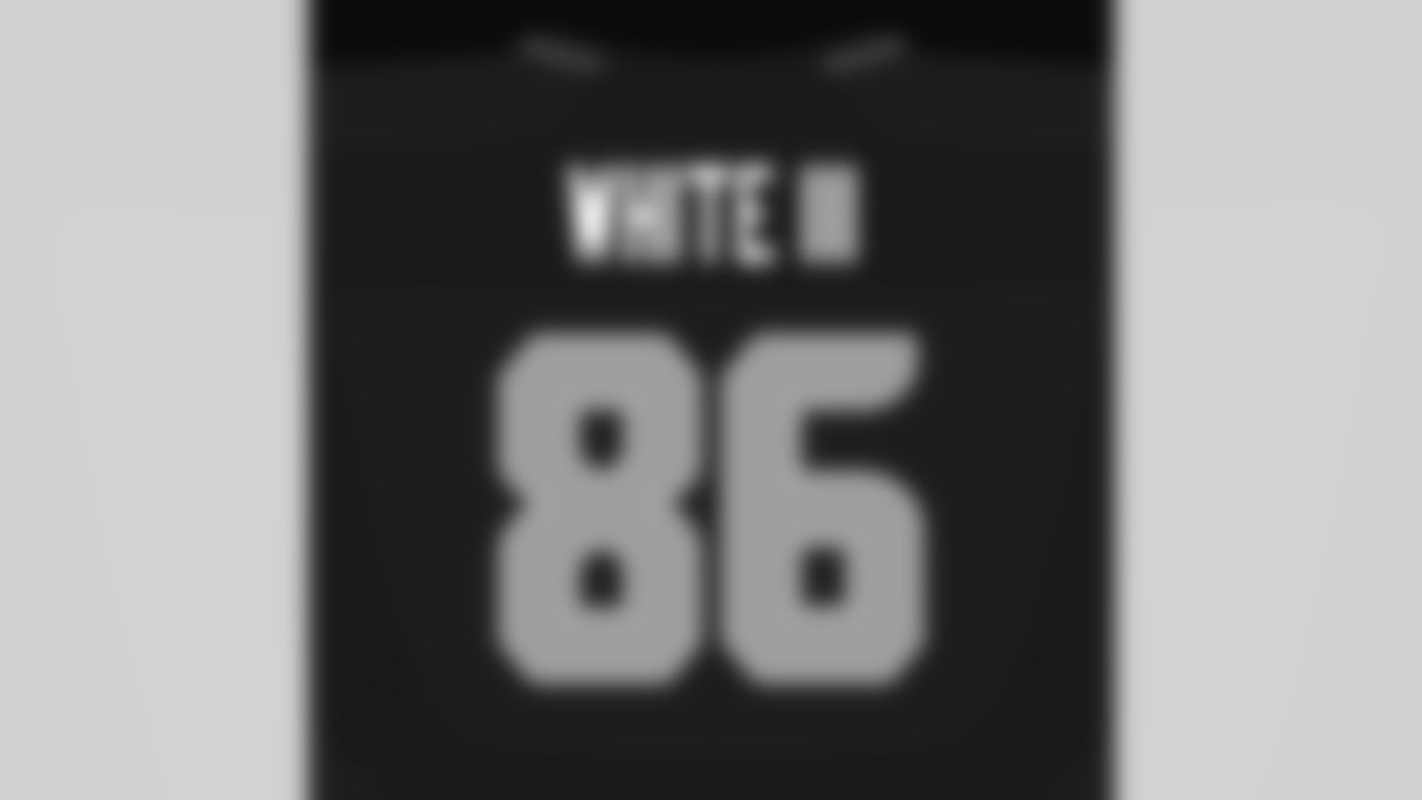 Seahawks wide receiver Ricky White III (86).
