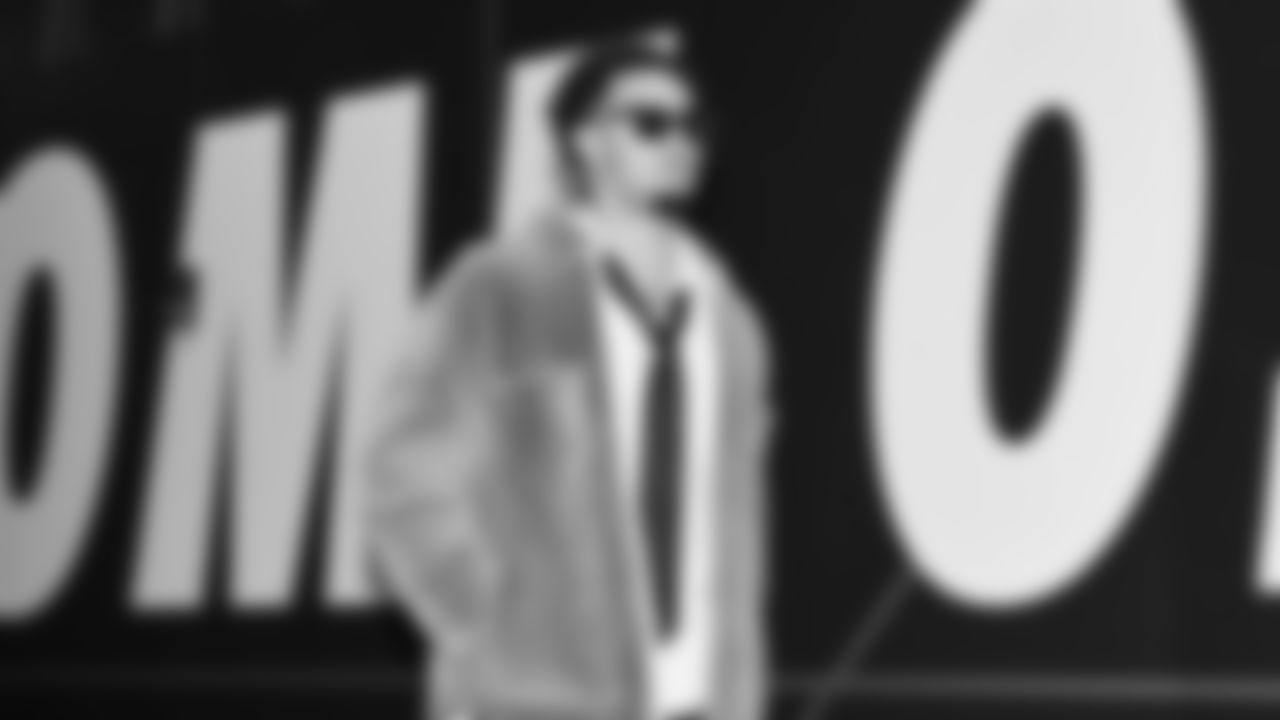 Seahawks wide receiver Jaxon Smith-Njigba (11) arrived at Lumen Field for the Week 16 matchup vs. the L.A. Rams.