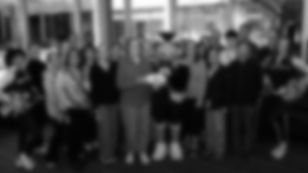 Dr. Nora Disis was honored as the Seahawks' Delta Community Captain on November 20, 2025.