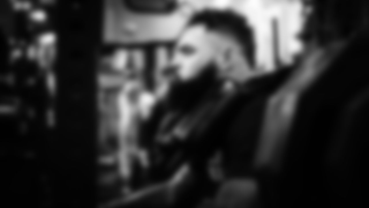 Seahawks tackle Charles Cross (67) worked out on Monday, January 12, 2026 at the Virginia Mason Athletic Center.