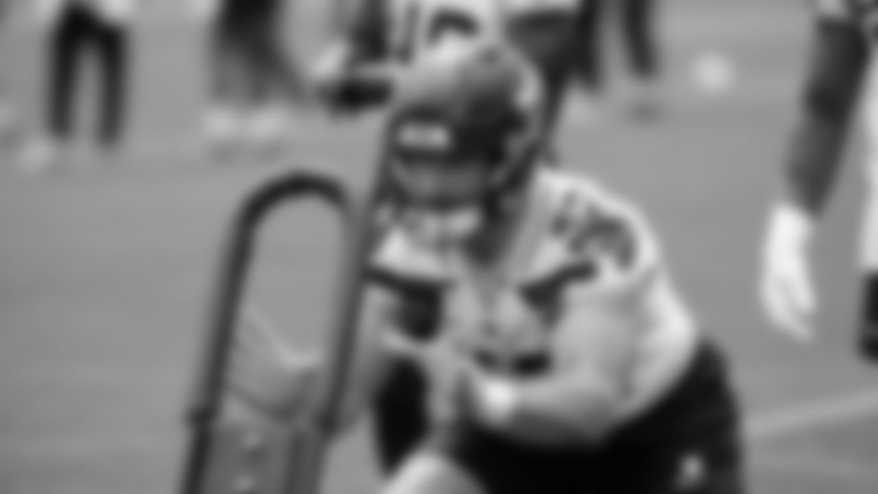 Seahawks linebacker Patrick O'Connell (52) participated in a workout on day five of OTAs on Wednesday, June 4, 2025 at the Virginia Mason Athletic Center.