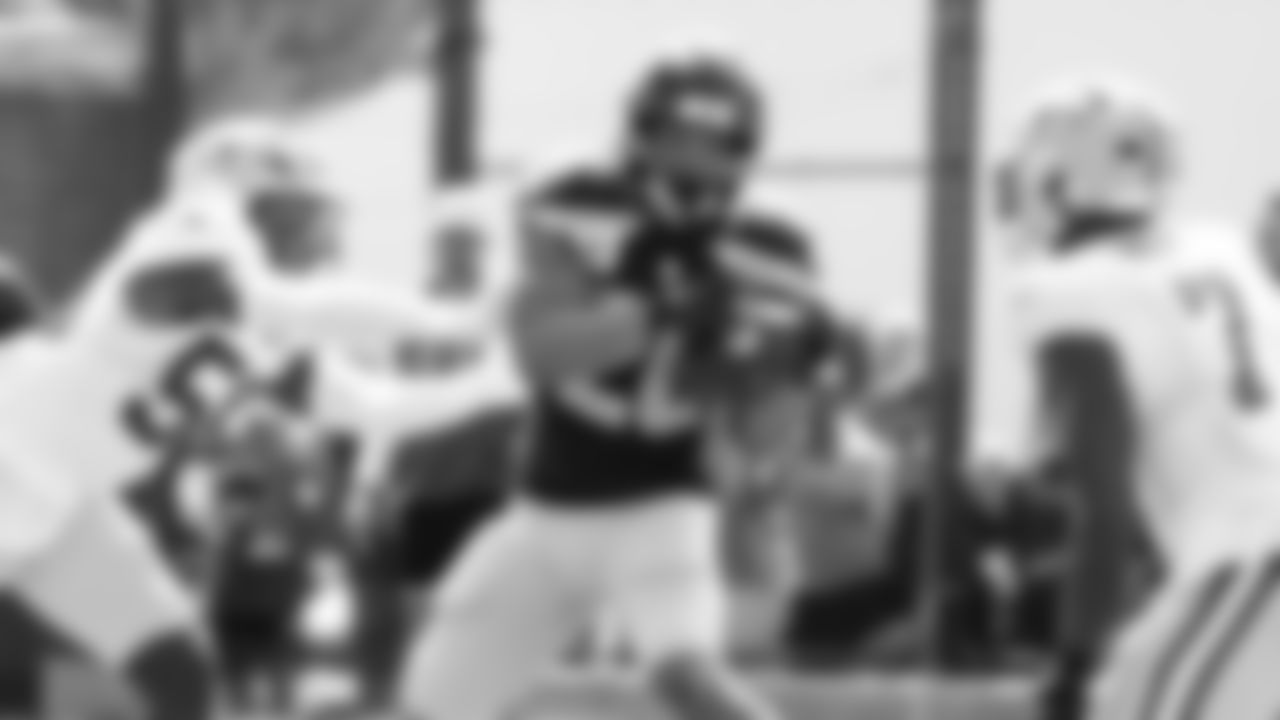 Seahawks running back Zach Charbonnet (26) participated in a joint practice with the Packers at Ray Nitschke Field in Green Bay, Wisconsin.