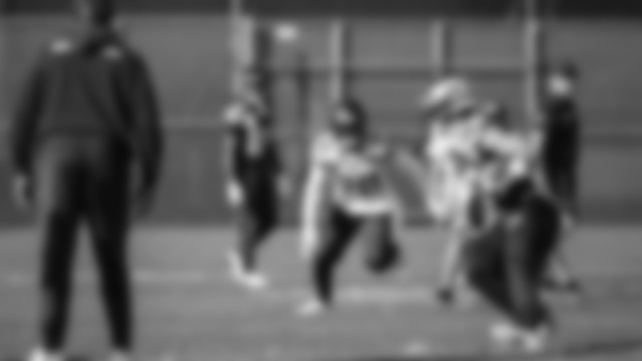 Seahawks safety Julian Love (20) practiced on February 5, 2026 in San Jose, California.