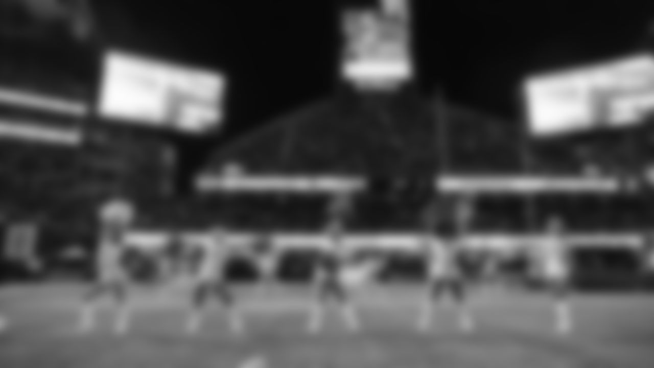 Seahawks dancers on week 7 vs. the Houston Texans on October 20, 2025.