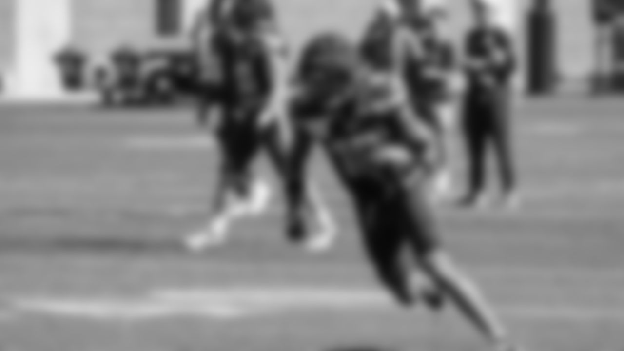 Seahawks tight end Elijah Arroyo (18) practiced on Wednesday, September 17, 2025 at the Virginia Mason Athletic Center.