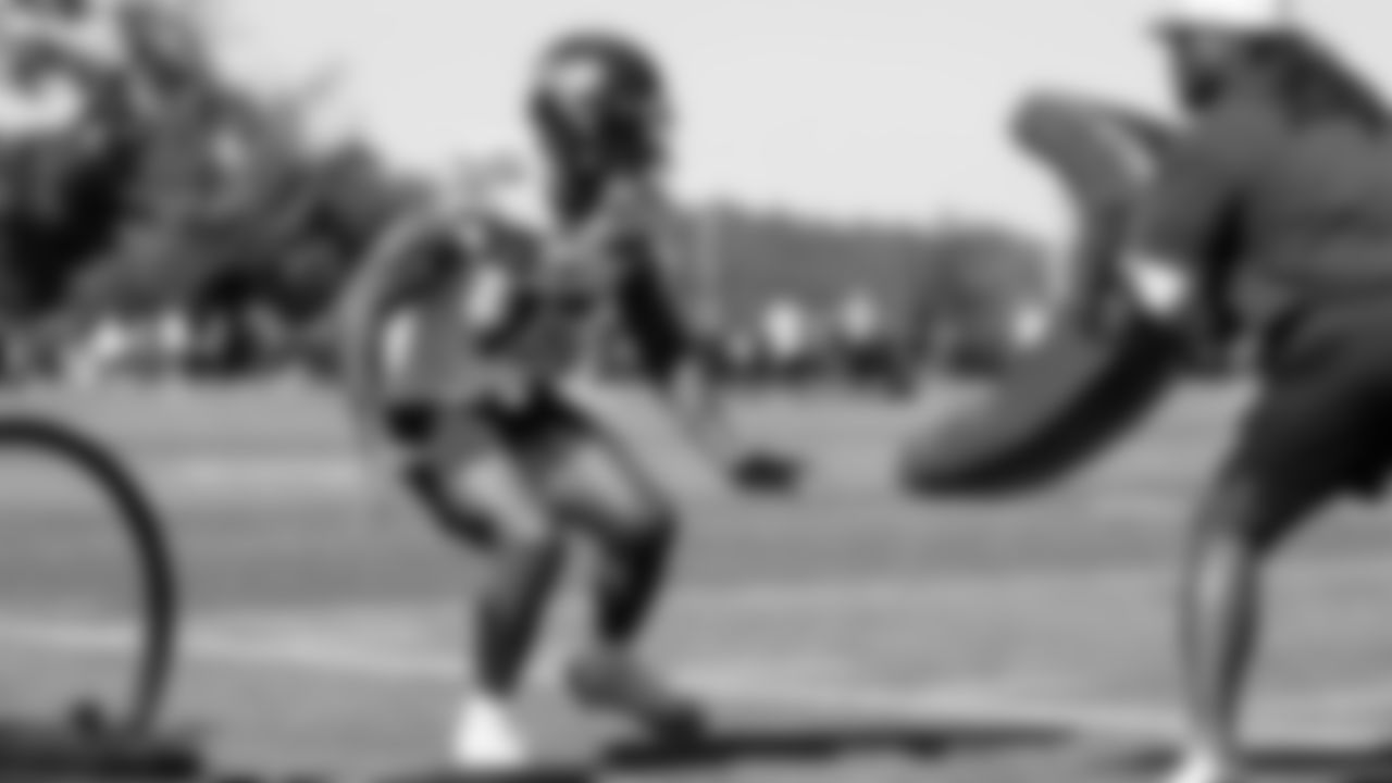 Seahawks linebacker Ernest Jones IV (13) practiced on Thursday, September 18, 2025 at the Virginia Mason Athletic Center.