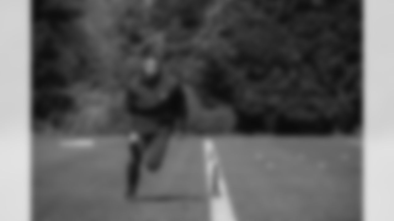 Seahawks running back Zach Charbonnet (26) participated in the Seahawks 2025 offseason workout program.