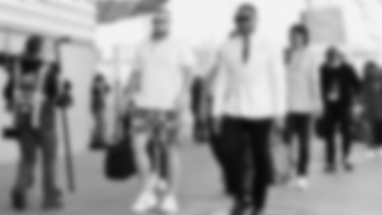 Seahawks center Jalen Sundell (61) arrived at Levi's Stadium for the Super Bowl LX matchup vs. the New England Patriots on Sunday, February 8, 2026.