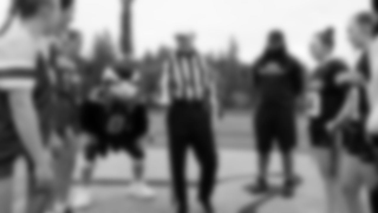 The Seahawks supported the Oregon High School Girls Flag Football Championships on Saturday, May 17, 2025 at Sam Barlow High School that included a $30K donation to the OSAA to help implement new girls flag football programs across Oregon.