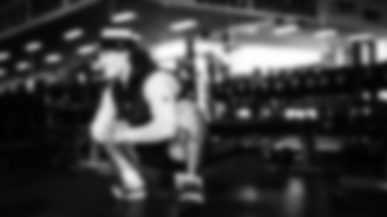 Seahawks linebacker Drake Thomas (42) worked out on Monday, January 19, 2026 at the Virginia Mason Athletic Center,