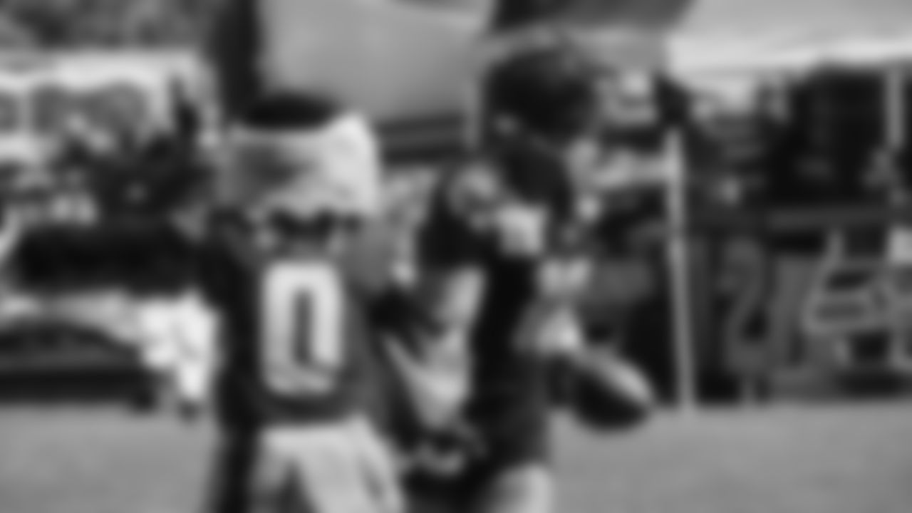 Seahawks tight end Elijah Arroyo (18) practiced on day four of training camp on July 26, 2025 at the Virginia Mason Athletic Center.