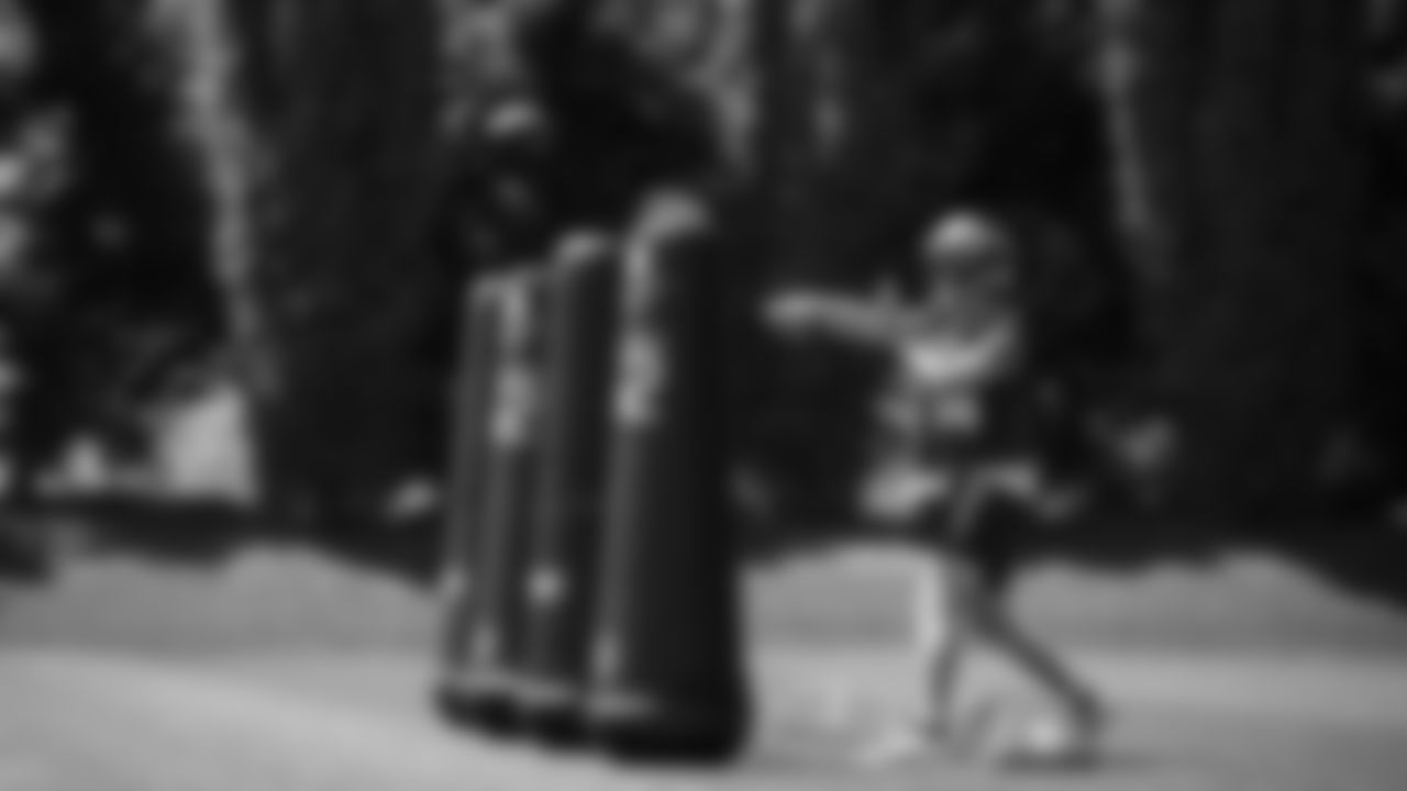 Seahawks quarterback Sam Darnold (14) participated in the Seahawks 2025 offseason workout program.