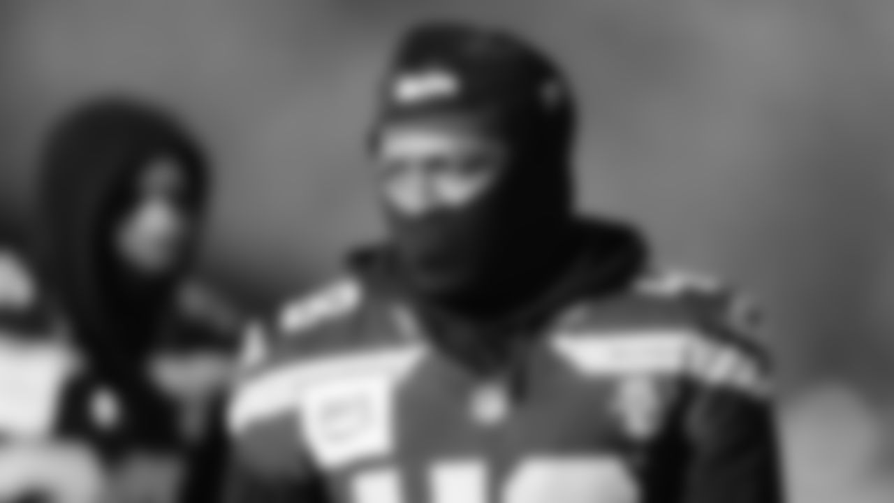 Seahawks linebacker Tyrice Knight (48) practiced on Wednesday, December 31, 2025 at the Virginia Mason Athletic Center.