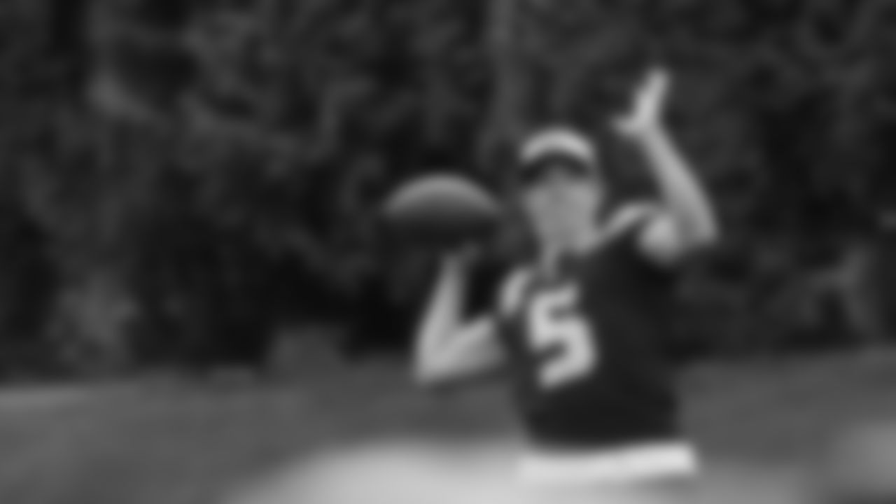 Seahawks kicker Jason Myers (5) practiced on day four of training camp on July 26, 2025 at the Virginia Mason Athletic Center.