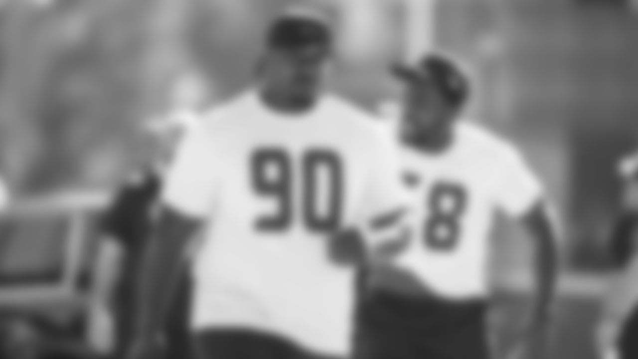 Seahawks defensive tackle Jarran Reed (90) practiced on Wednesday, February 4, 2026 in San Jose, California.