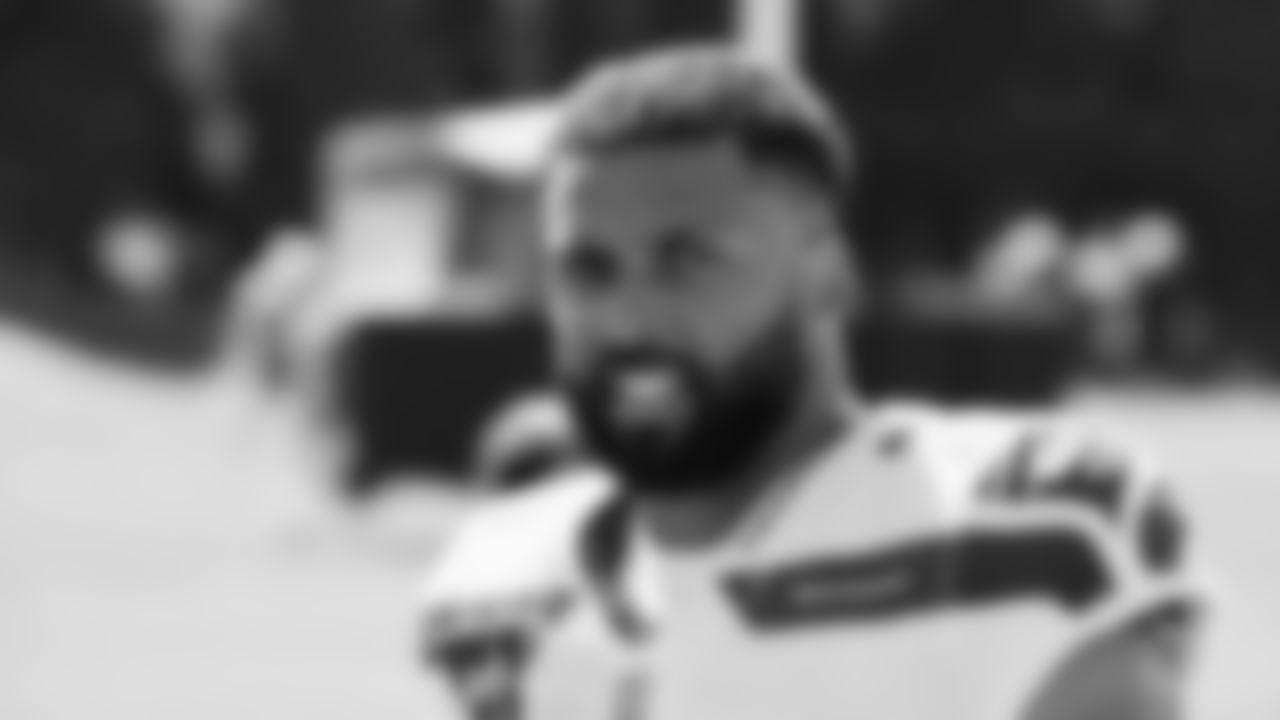 Seahawks safety Julian Love (20) practiced on August 12, 2025 at the Virginia Mason Athletic Center.