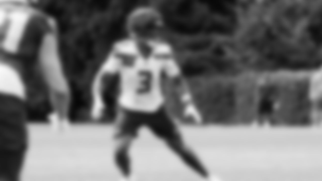 Seahawks safety Nick Emmanwori (3) practiced on August 13, 2025 at the Virginia Mason Athletic Center.