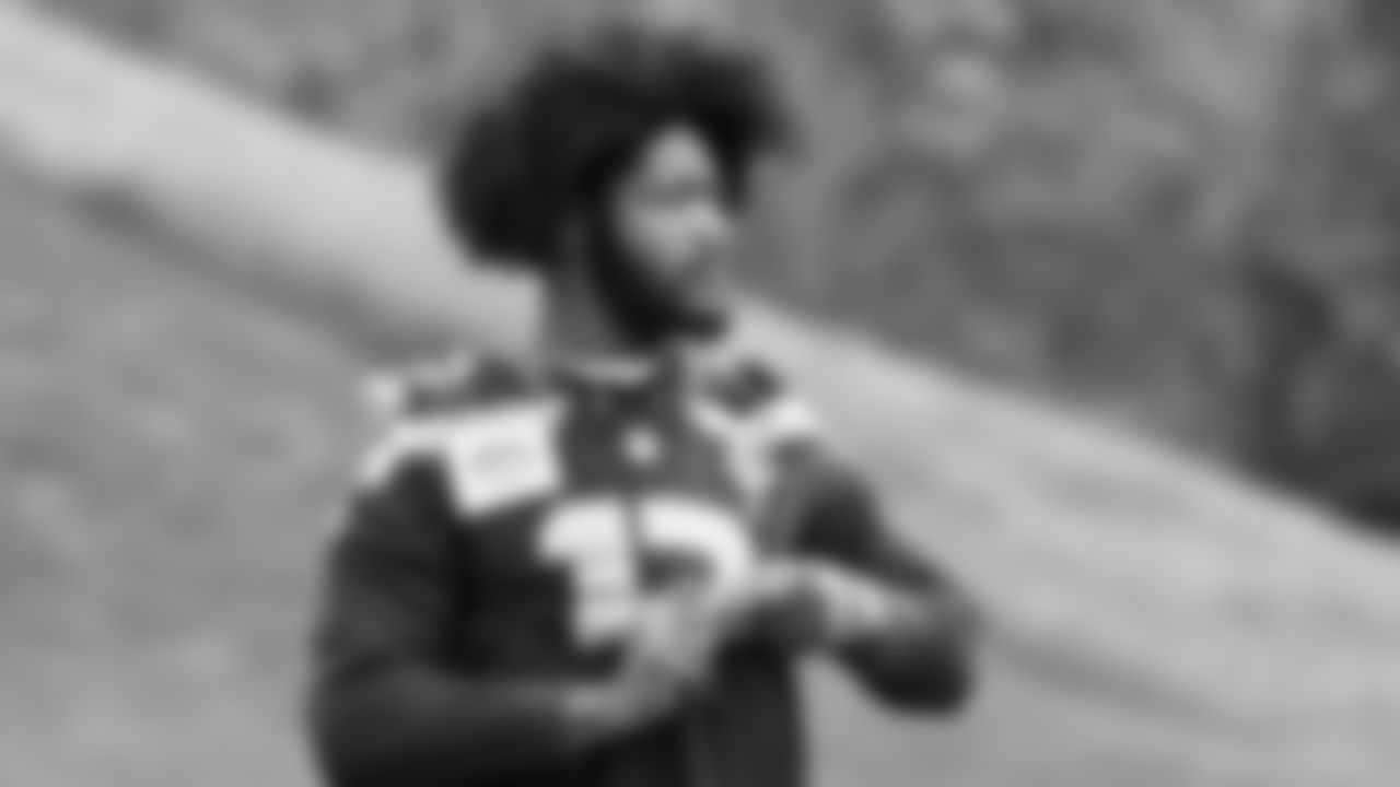 Seahawks linebacker Ernest Jones IV (13) practiced on Wednesday, January 1, 2026 at the Virginia Mason Athletic Center.