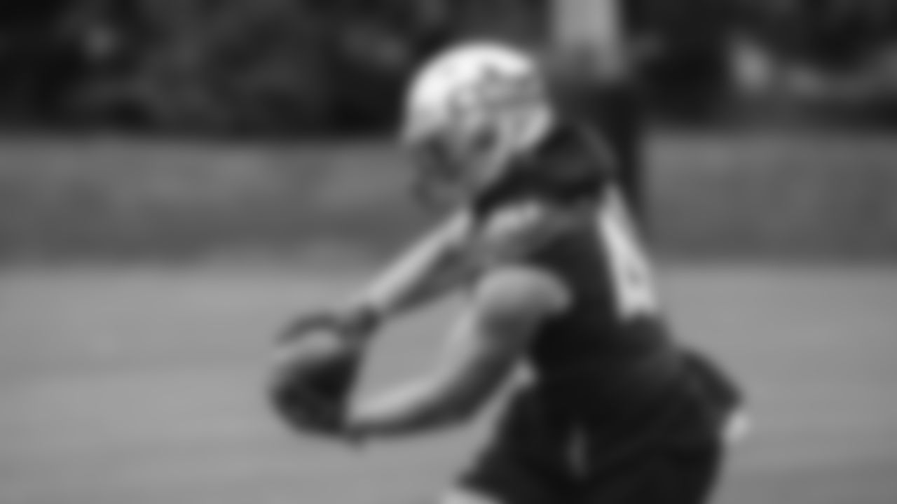 Seahawks fullback Robbie Ouzts (40) practiced on Thursday, October 30, 2025 at the Virginia Mason Athletic Center.