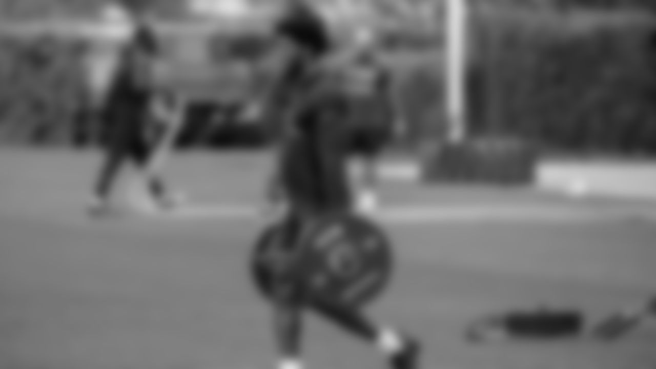 Seahawks cornerback Josh Jobe (29) participated in a workout on April 30, 2025 at the Virginia Mason Athletic Center.