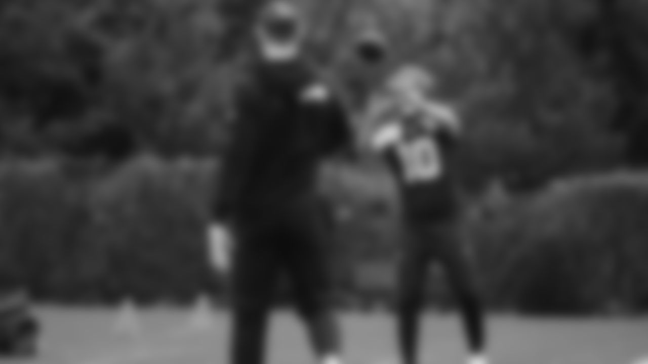 Seahawks wide receiver Cooper Kupp (10) practiced on Thursday, December 11, 2025 at the Virginia Mason Athletic Center.