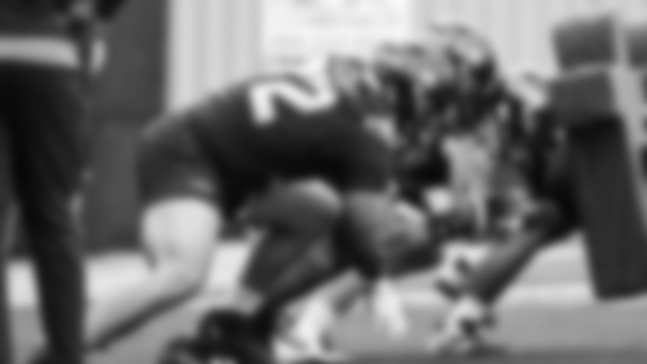 Seahawks tackle Abraham Lucas (72) participated in a workout on day two of OTAs on Thursday, May 29, 2025 at the Virginia Mason Athletic Center.