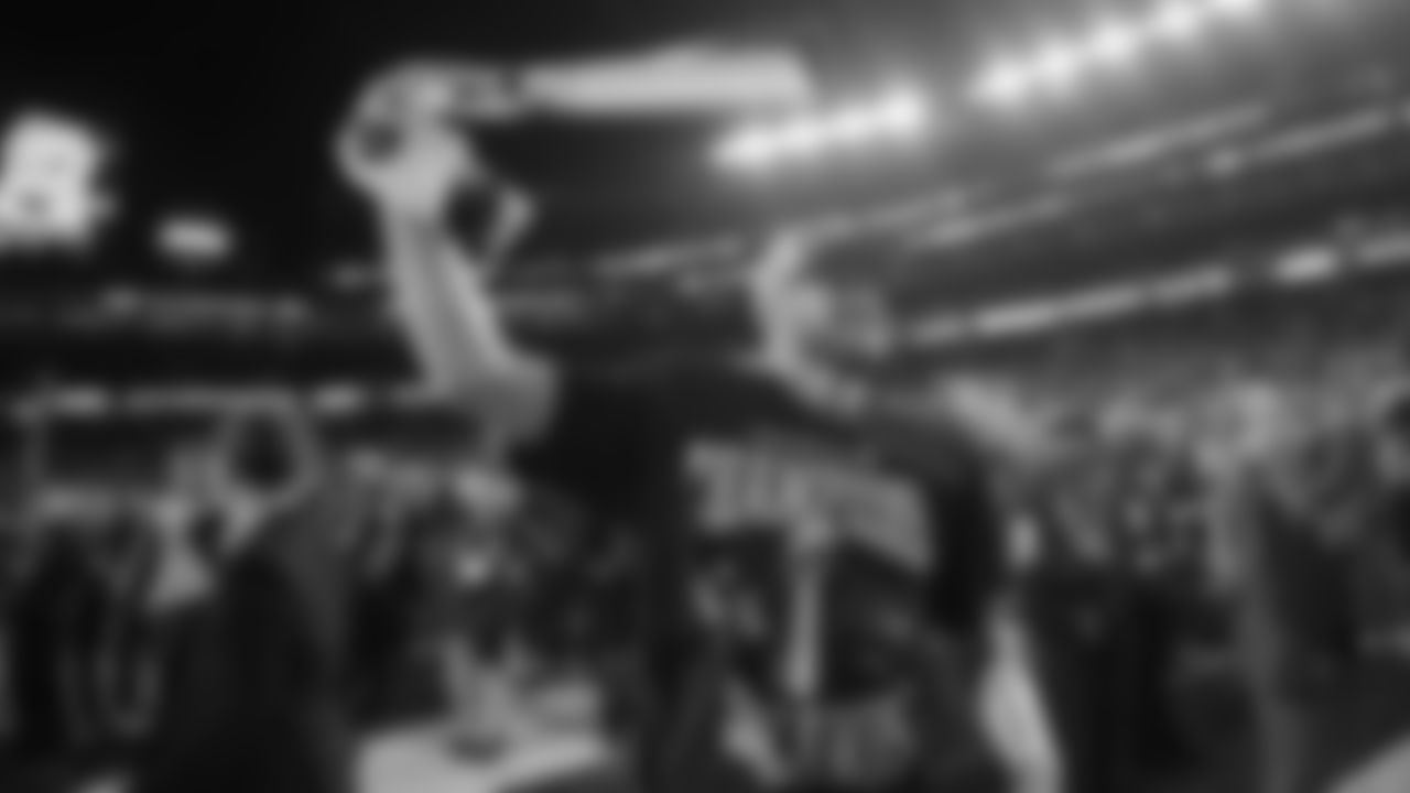 Seattle Seahawks quarterback Sam Darnold celebrates after a win over the New England Patriots in the NFL Super Bowl 60 football game, Sunday, Feb. 8, 2026, in Santa Clara, Calif. (AP Photo/Matt Slocum)