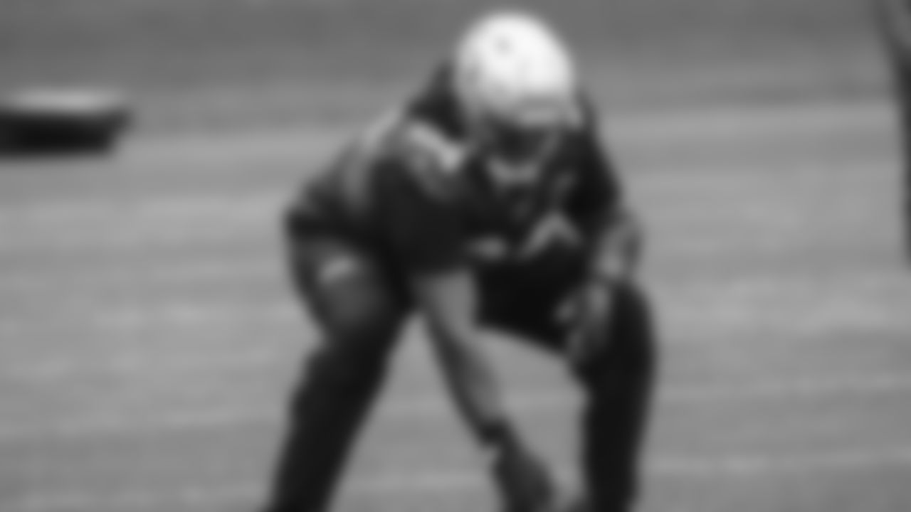 Seahawks guard Christian Haynes (64) practiced on Thursday, November 27, 2025 at the Virginia Mason Athletic Center.