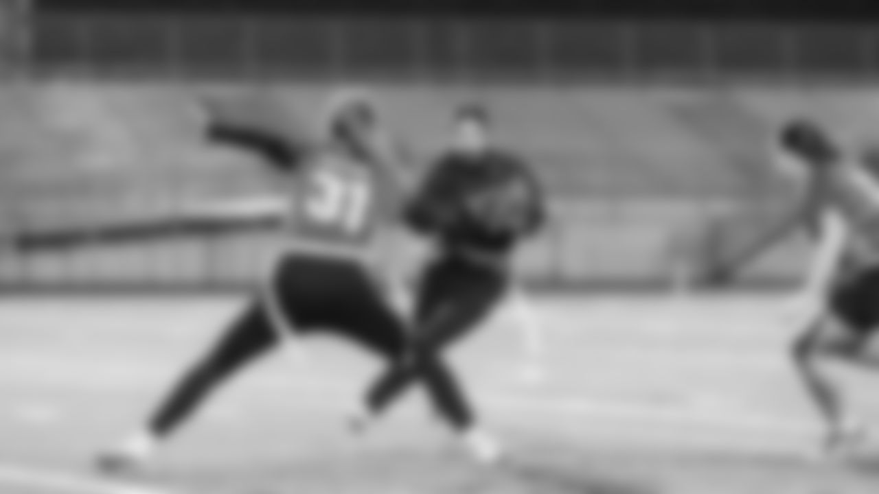 The Seahawks visited Lake Washington High School on Thursday, December 11, 2025 with Seahawks Cornerback Josh Jobe for the second Girls Flag Takeover of the season featuring varsity games between Issaquah High School vs. Juanita High School and Skyline High School vs. Lake Washington High School.