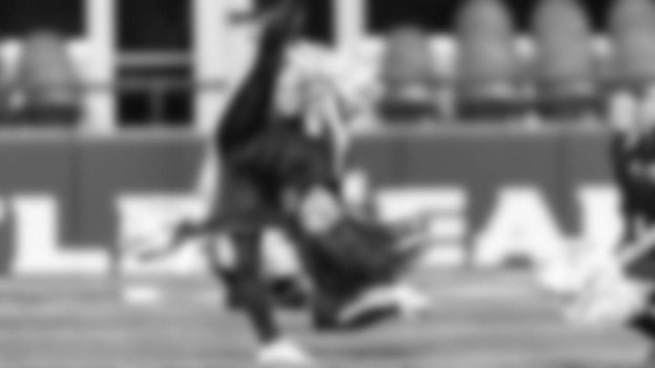 A backstage look at the dancers before the Week 7 game vs. the Texans on October 20, 2025.